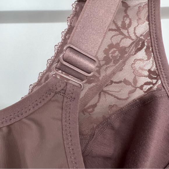 NWT DELIMIRA Front Closure Bra Full Coverage Wirefree Lace - Picture 7 of 7